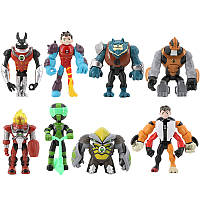 Набір фігурок Бен 10 з розбірними частинами, 8в1, 9-13 см — Ben 10 Mix Up figures