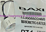 Манометр 40 мм 0-4 бари під'єднання кліпса (ф.у, Італія) котлів Baxi-Westen, арт. 8922460, к.з. 0899, фото 3