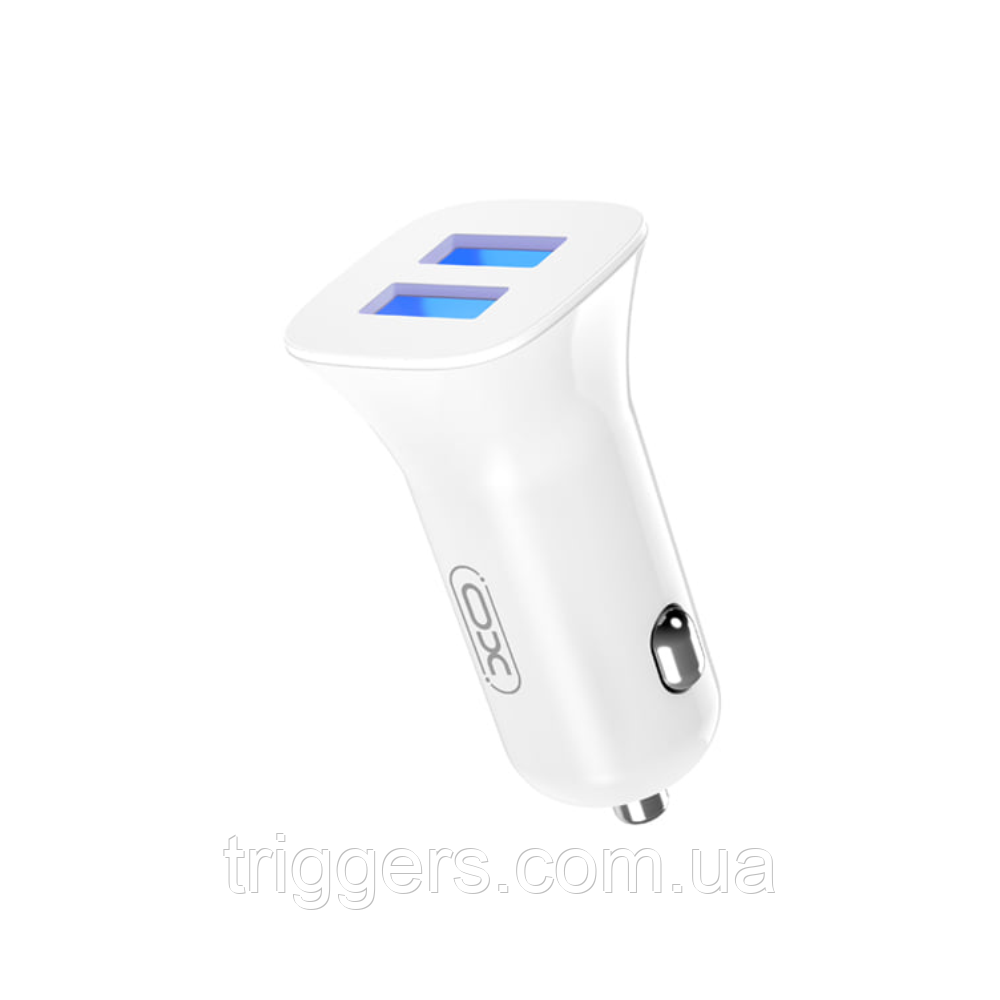 АЗП XO TZ10/CC31 2.4A/2 USB White