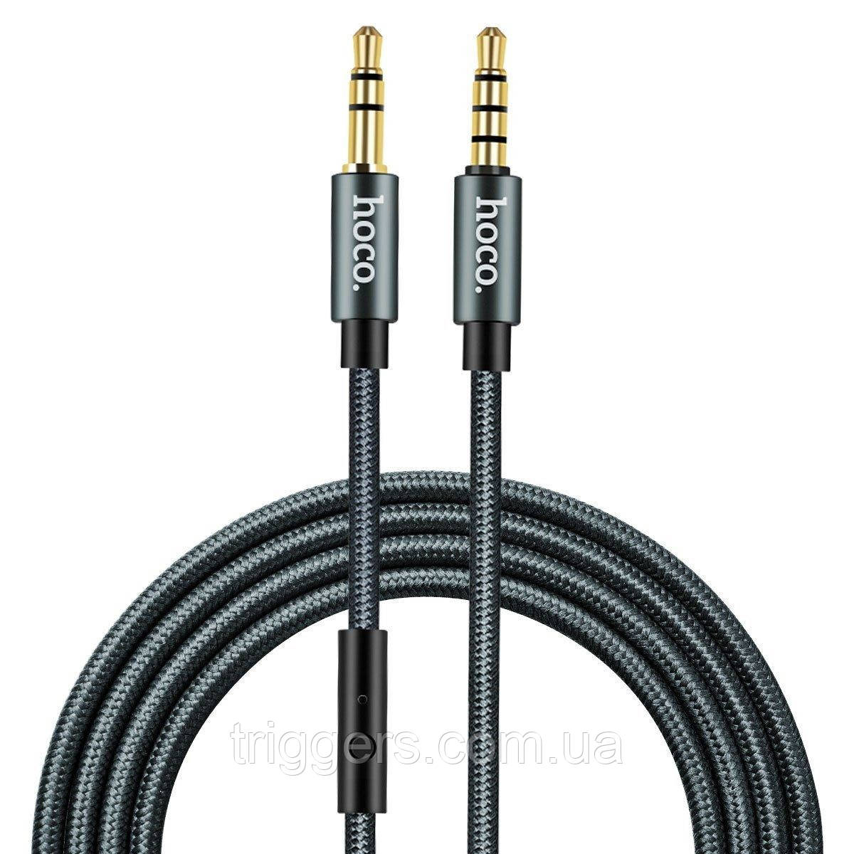 Кабель Hoco Aux - Aux UPA04 Noble Sound (with Mic) 1 m