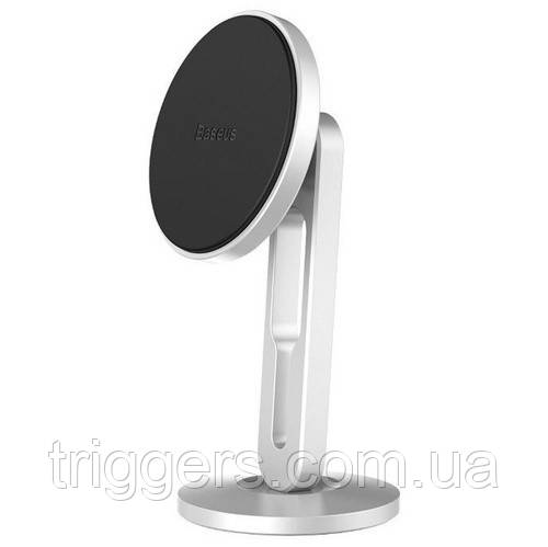 Автотримач Baseus 225752 Hollow Magnetic Car Mount Silver