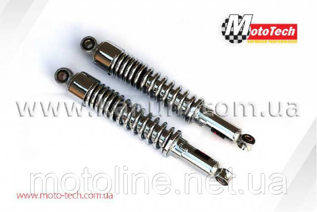 Амортизатор Delta 340 mm (сріблястий, короткий стакан), регульовані "NDT" (пара), фото 1