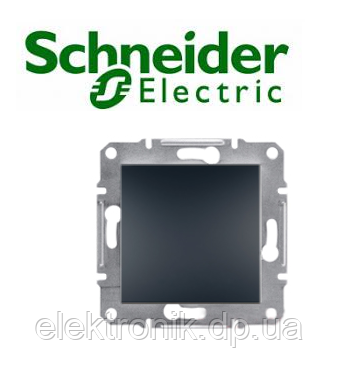 Вимикач 1-кл. Shneider-Electric Asfora антрацит EPH0100171