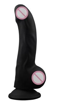 Фалоімітатор з мошонкою, на присоску Chisa Naked Legend Navigator 8.6 Black
