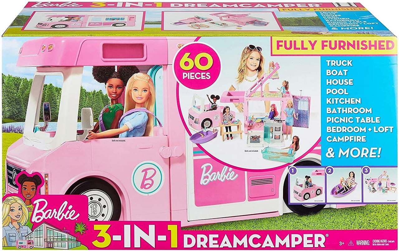 Машин-дом Кемпер Барбі 3 в 1 Barbie 3-in-1 DreamCamper Vehicle