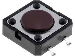 Кнопка тактова TACT 12x12-4.3 мм SMD 4pin