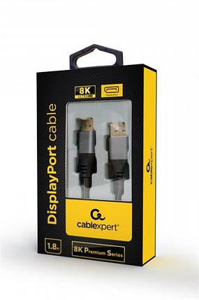 Кабель DisplayPort-DisplayPort v1.4 Cablexpert 1.8 m Black (CC-DP8K-6), фото 3