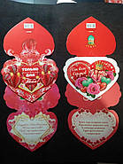 Листи Валентинки оптом 21*14 см, фото 2