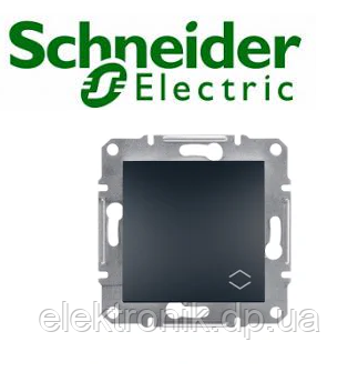 Вимикач 1-кл. прохідний Shneider-Electric Asfora антрацит EPH0400171