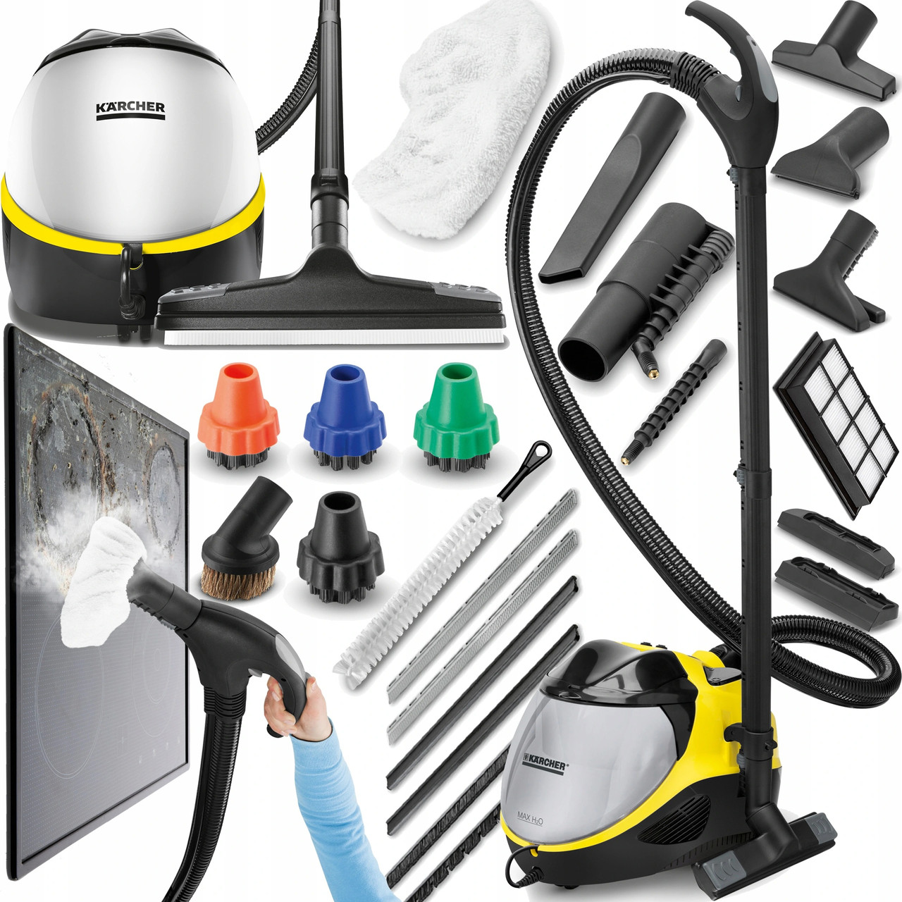 Паропилосос Karcher SV 7 (1.439-410.0) (2200Вт, 4Бар, 0.75 л, Німеччина), фото 1