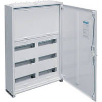 Щит Univers IP44/II 800x550x161мм на 72 модулів з блоком для клем Hager FWB52N