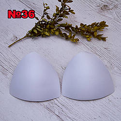 Чашка трикутна для бюстгальтера/колір білий/No 36/15 * 14 см/замовлення від 1 пари