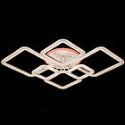 Світлодіодна люстра 150 Вт на пульті д/у з діммером і підсвічуванням основи колір каркасу білий D-A9271/6WH LED, фото 2