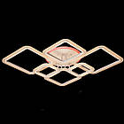 Світлодіодна люстра 150 Вт на пульті д/у з діммером і підсвічуванням основи колір каркасу білий D-A9271/6WH LED, фото 5