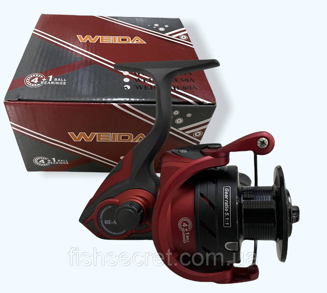 Котушка безінерційна Weida (Kaida) HE 4+1