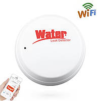 Бездротовий Wi-Fi датчик протікання води USmart LWS-02w, датчик затоплення з підтримкою Tuya, Android & iOS