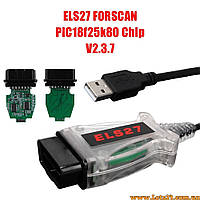 Автосканер ELS27 FORSCAN PIC18F25K80 USB OBD2 діагностичний кабель адаптер + програми