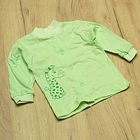 74 6-8 міс котонова трикотажна дитяча кофточка кофтинка для малючків ясельна трикотаж бавовна 3172 СЛТ