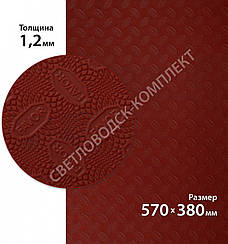 Гумова профілактика FAVOR, р. 570*380*1.2 мм, кол. темно-червоний (3) dark red