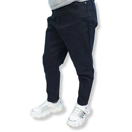 256-2чер Джинси МОМ чорні для дівчинки тм Cool Finish розмір 10-15 років, фото 1