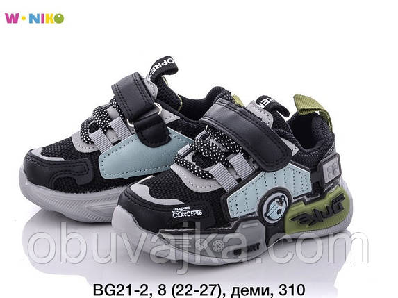 Спортивне взуття оптом Дитячі кросівки 2022 оптом від фірми W niko (22-27), фото 2