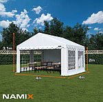 Павільйон садовий Namix 4x4 m щільність ПЭ240г/м2, фото 3