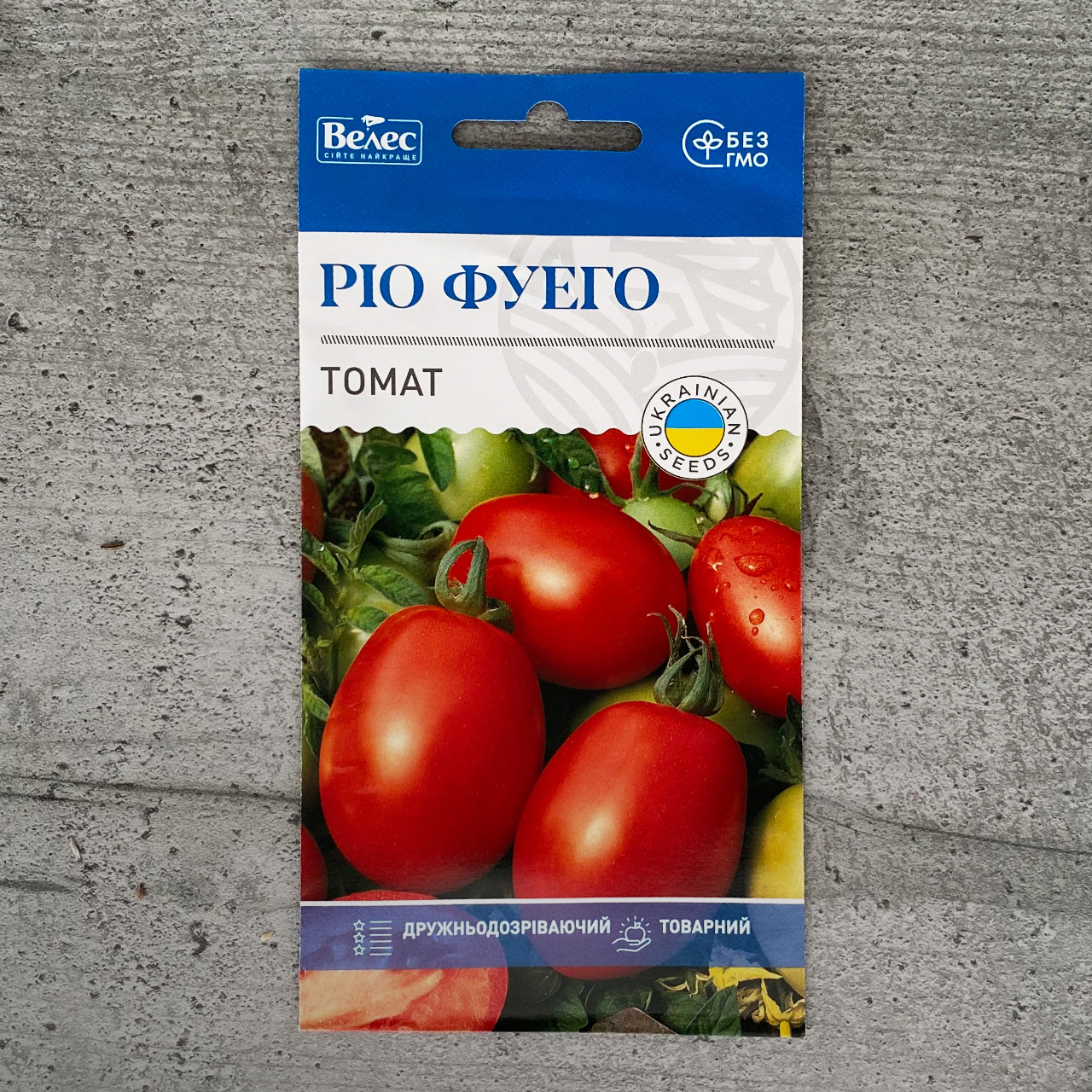 Томат Ріо Фуего 0,3 г низькорослий насіння пакетоване Велес, фото 1