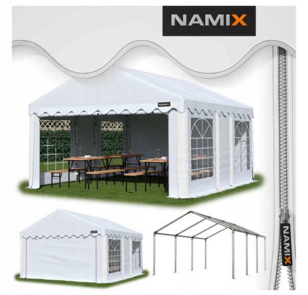 Павільйон садовий Namix 5x5 m щільність ПЭ240г/м2, фото 1