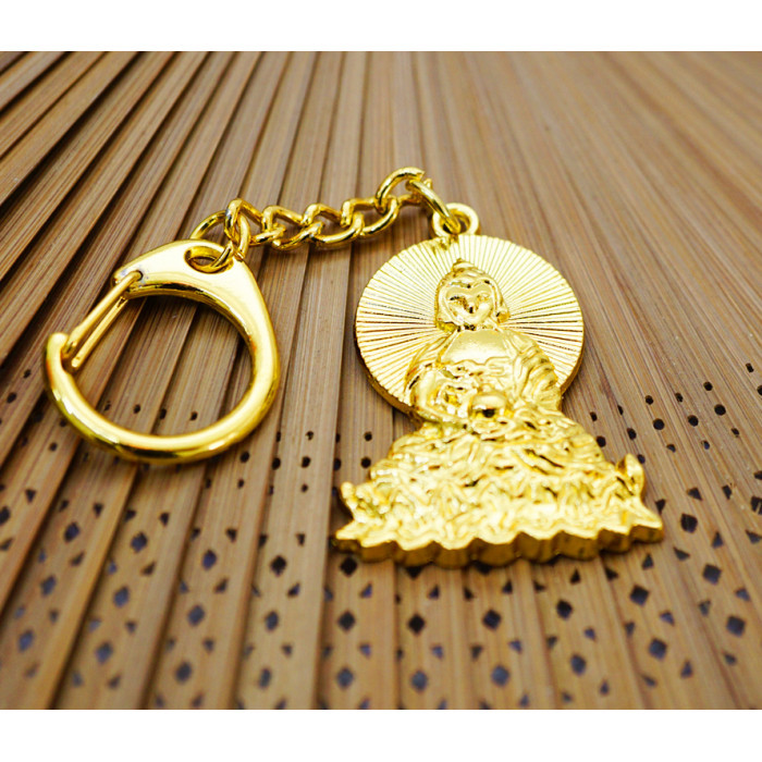 Брелок Символ Фен-шуй Будда Медицини золотий