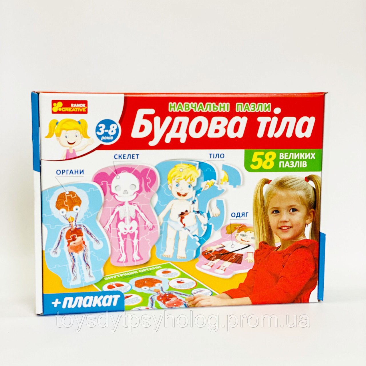 Навчальні пазли Будова тіла, фото 1