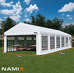 Павільйон садовий Namix 5x12 m щільність ПЭ240г/м2, фото 3