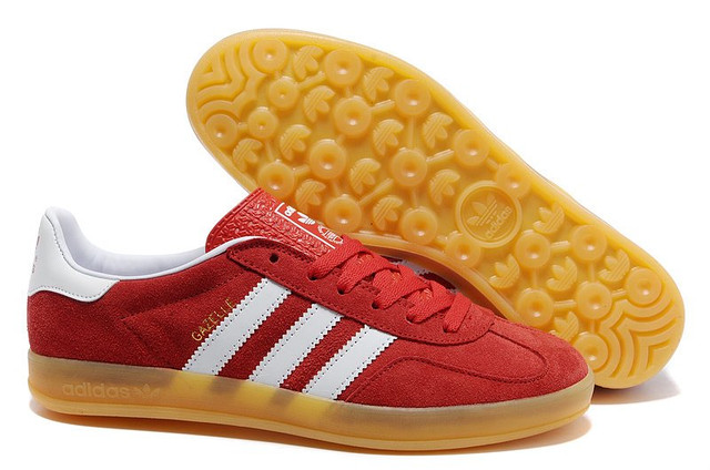 Мужские кроссовки Adidas Gazelle Indoor 2013 Red - фото 1 - id-p1561866468