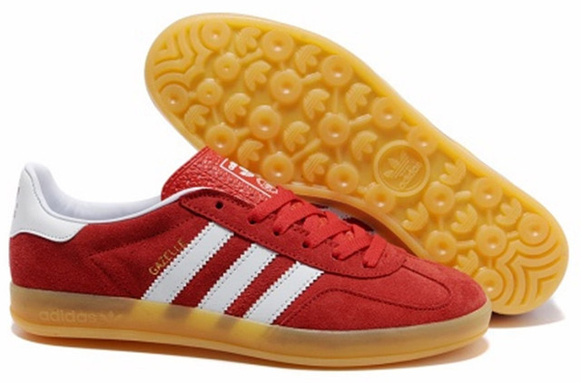 Мужские кроссовки Adidas Gazelle Indoor 2013 Red - фото 3 - id-p1561866468