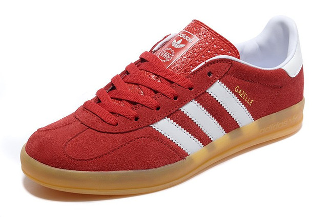 Мужские кроссовки Adidas Gazelle Indoor 2013 Red - фото 4 - id-p1561866468