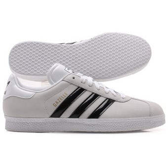 Кроссовки Adidas Gazelle белые - фото 1 - id-p1561866469