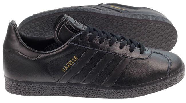 Кроссовки Adidas Gazelle Leather Black - фото 2 - id-p1561866473