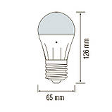 Світлодіодна лампа з датчиком освітлення Horoz DARK 10W Е27, фото 2