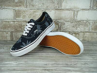 Кеды Vans Era Palm Black Grey (Кеды Ванс Ера черно-серые женские и мужские размеры 36-44)