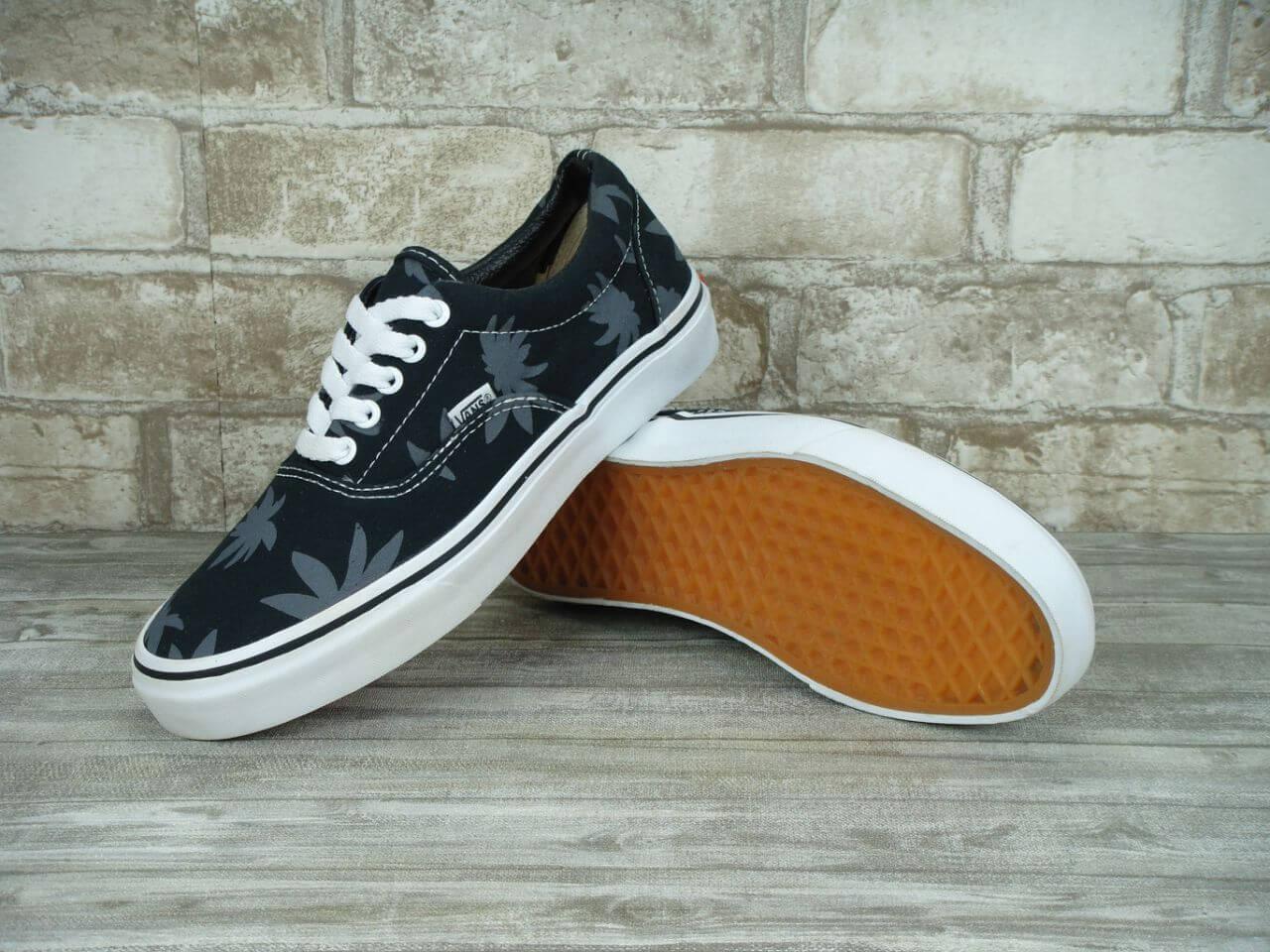 Кеды Vans Era Palm Black Grey (Кеды Ванс Ера черно-серые женские и мужские размеры 36-44) - фото 1 - id-p1561866480