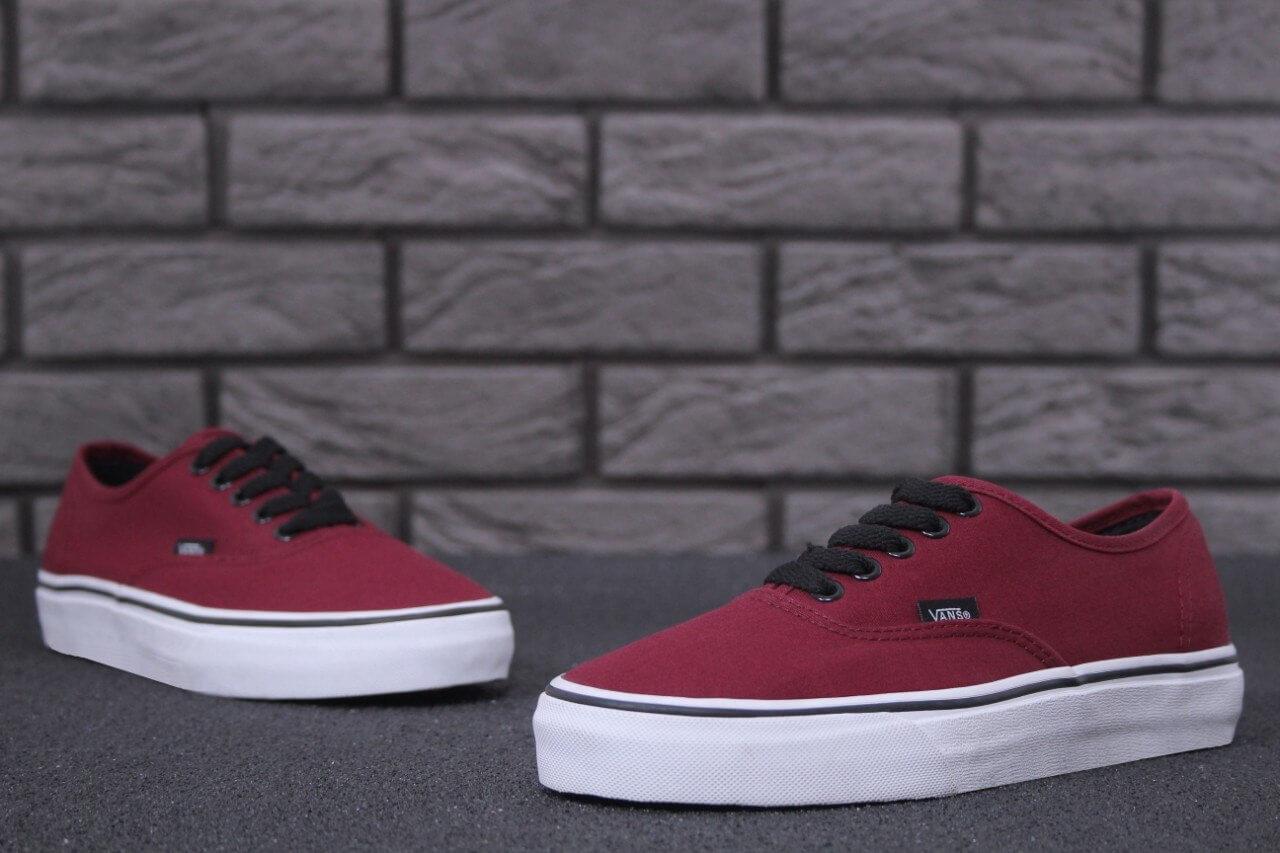 Кеды Vans Era 59 Bordo (Кеды Ванс Ера бордовые мужские и женские размеры 36-44) - фото 2 - id-p1561866484