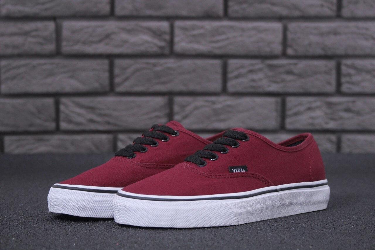 Кеды Vans Era 59 Bordo (Кеды Ванс Ера бордовые мужские и женские размеры 36-44) - фото 4 - id-p1561866484