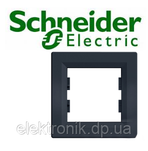 Рамка 1-постова Shneider-Electric Asfora антрацит EPH5800171