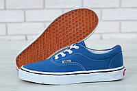 Кеды Vans Authentic Navy Canvas Skate Shoes (Кеды Ванс Аутентик синего цвета женские и мужские размеры 36-42)