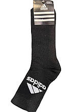 Жіночі махрові шкарпетки Adidas, Чорні