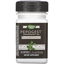 Олія перцевої м'яти Nature's Way "Pepogets Peppermint Oil" 0.2 мг (60 капсул)