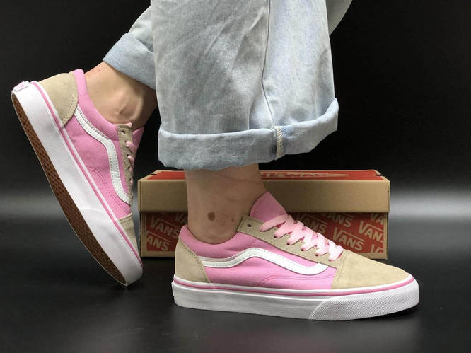 Pink and sales blue vans