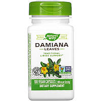 Листья дамианы Nature's Way "Damiana Leaves" 800 мг (100 капсул)