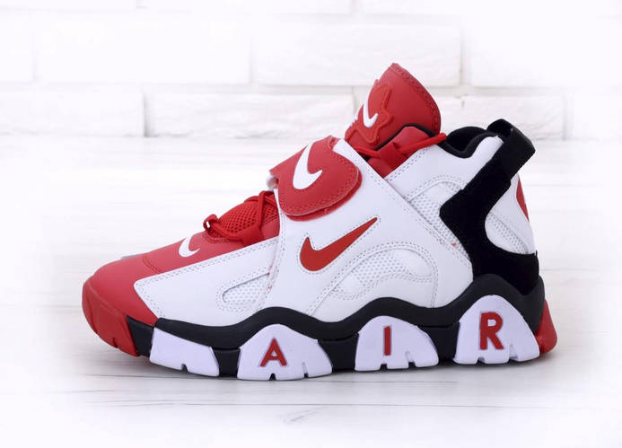 Nike air barrage red hotsell