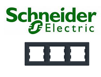 Рамка 3-постова горизонтальна Shneider-Electric Asfora антрацит EPH5800371