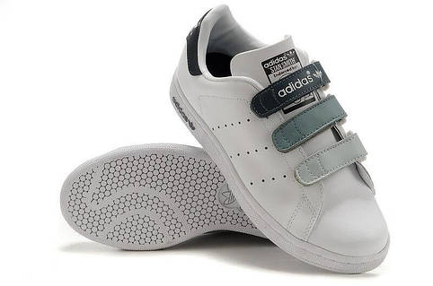 Adidas Stan Smith White Grey Black Velcro ID 1561867163 1175 Prom.ua